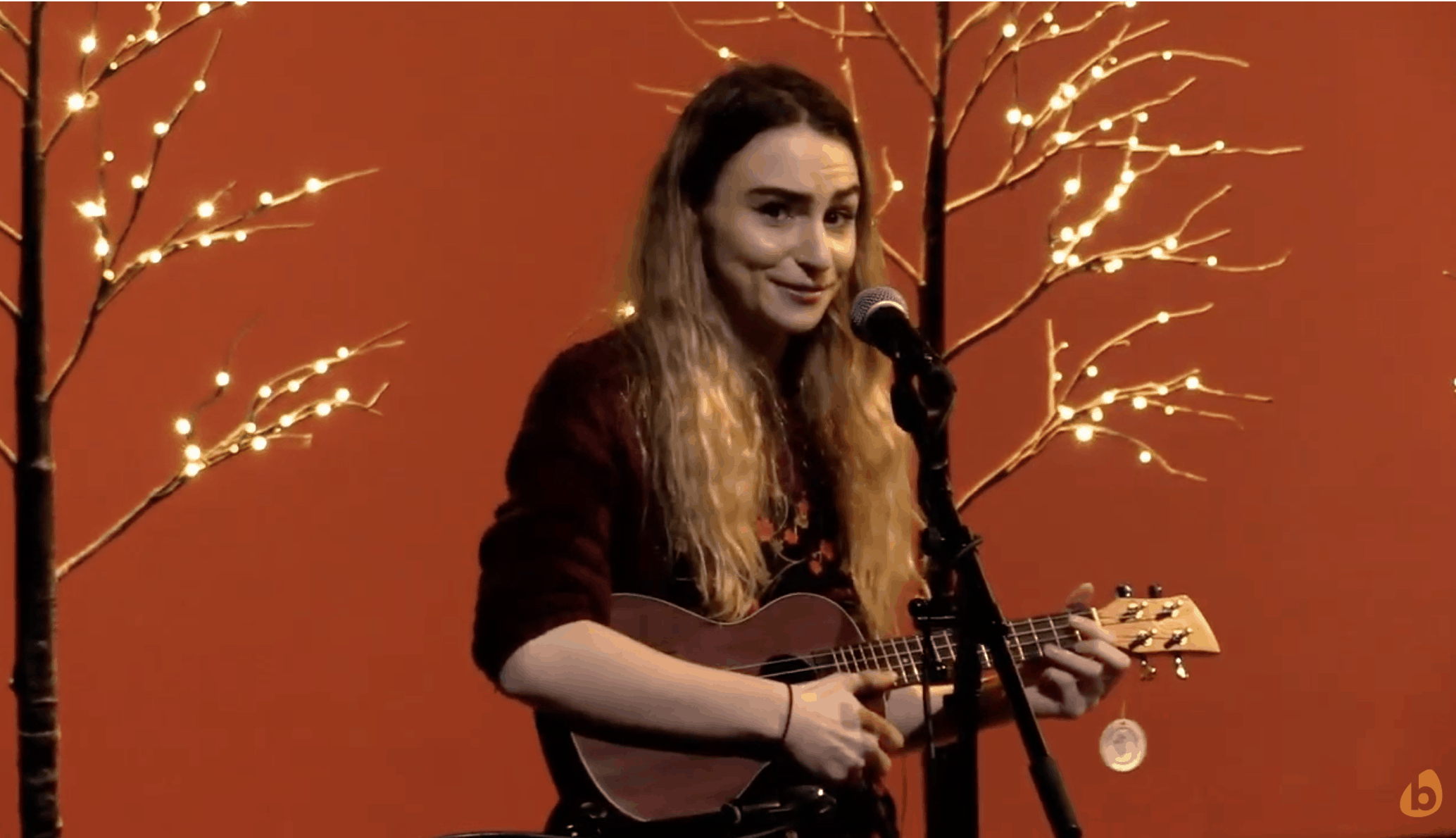 Caitlin Brawn, Barbican ReBel performing for Cafe Acoustica Jan 2021